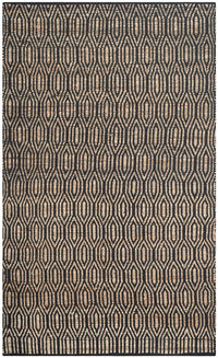 Safavieh Cape Cod Cap822A Black / Natural Geometric Area Rug