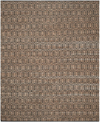 Safavieh Cape Cod Cap822A Black / Natural Geometric Area Rug