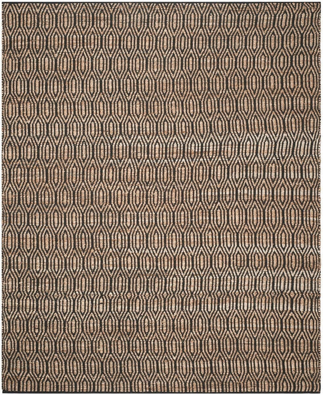 Safavieh Cape Cod Cap822A Black / Natural Rugs.