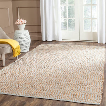 Safavieh Cape Cod Cap822J Silver / Natural Geometric Area Rug