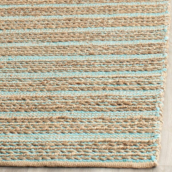 Safavieh Cape Cod Cap851D Aqua Natural Fiber Area Rug