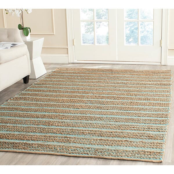 Safavieh Cape Cod Cap851D Aqua Natural Fiber Area Rug