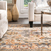 Nuloom Floral Mooney Nfl2578A Beige Area Rug