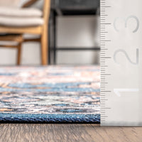 AreaRugs.com Wavaj Nwa1040A Blue Area Rug