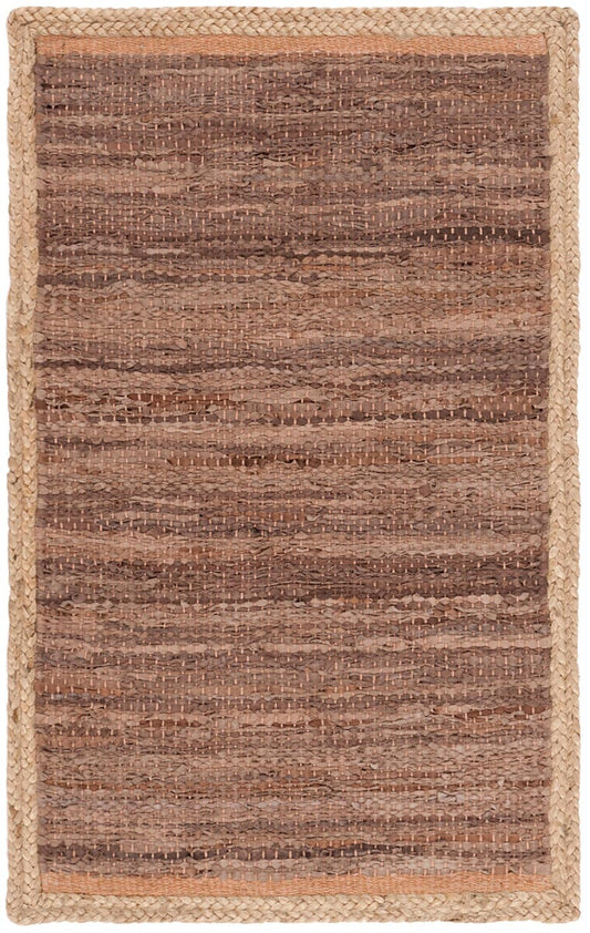 Safavieh Cape Cod Cap901T Brown / Natural Bordered Area Rug