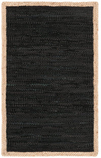 Safavieh Cape Cod Cap901Z Black / Natural Bordered Area Rug