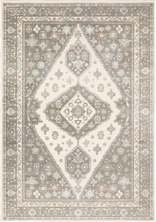 Oriental Weavers Sphinx Capistrano 511E1 Ivory/ Grey Area Rug