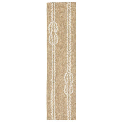 Liora Manne Capri Ropes 1636/12 White Coastal Area Rug