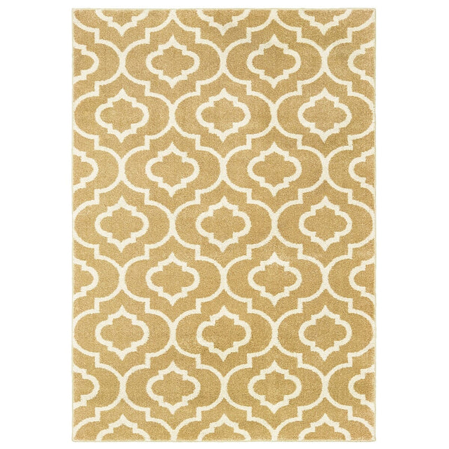 Oriental Weavers Sphinx Carson 9672E Gold / Ivory Rugs.