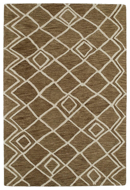 Kaleen Casablanca Cas04 Brown (49) Geometric Area Rug