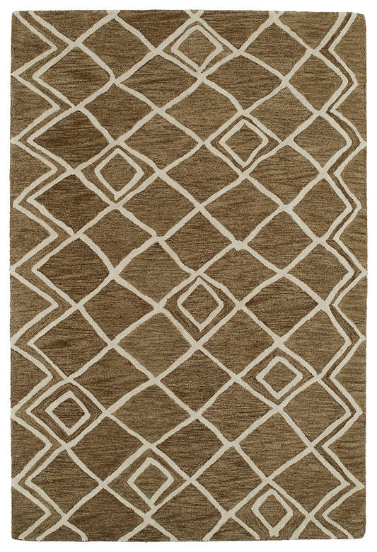 Kaleen Casablanca Cas04 Brown (49) Geometric Area Rug