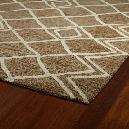 Kaleen Casablanca Cas04 Brown (49) Geometric Area Rug