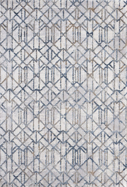 Dynamic Castilla 3527 Grey / Multi Geometric Area Rug