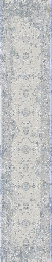 Dynamic Castilla 3534 Cream / Silver Vintage / Distressed Area Rug