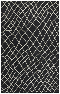 Feizy Lusk I8085 Black/Ivory Area Rug