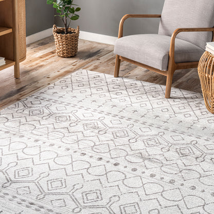 AreaRugs.com Wavaj Nwa1270A Ivory Area Rug