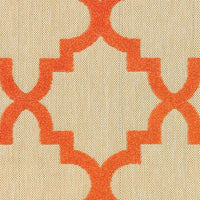 Oriental Weavers Sphinx Cayman 660O9 Sand / Orange Geometric Area Rug