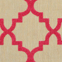 Oriental Weavers Sphinx Cayman 660P9 Sand / Pink Geometric Area Rug