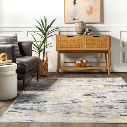 AreaRugs.com Wavaj Nwa1269A Beige Area Rug