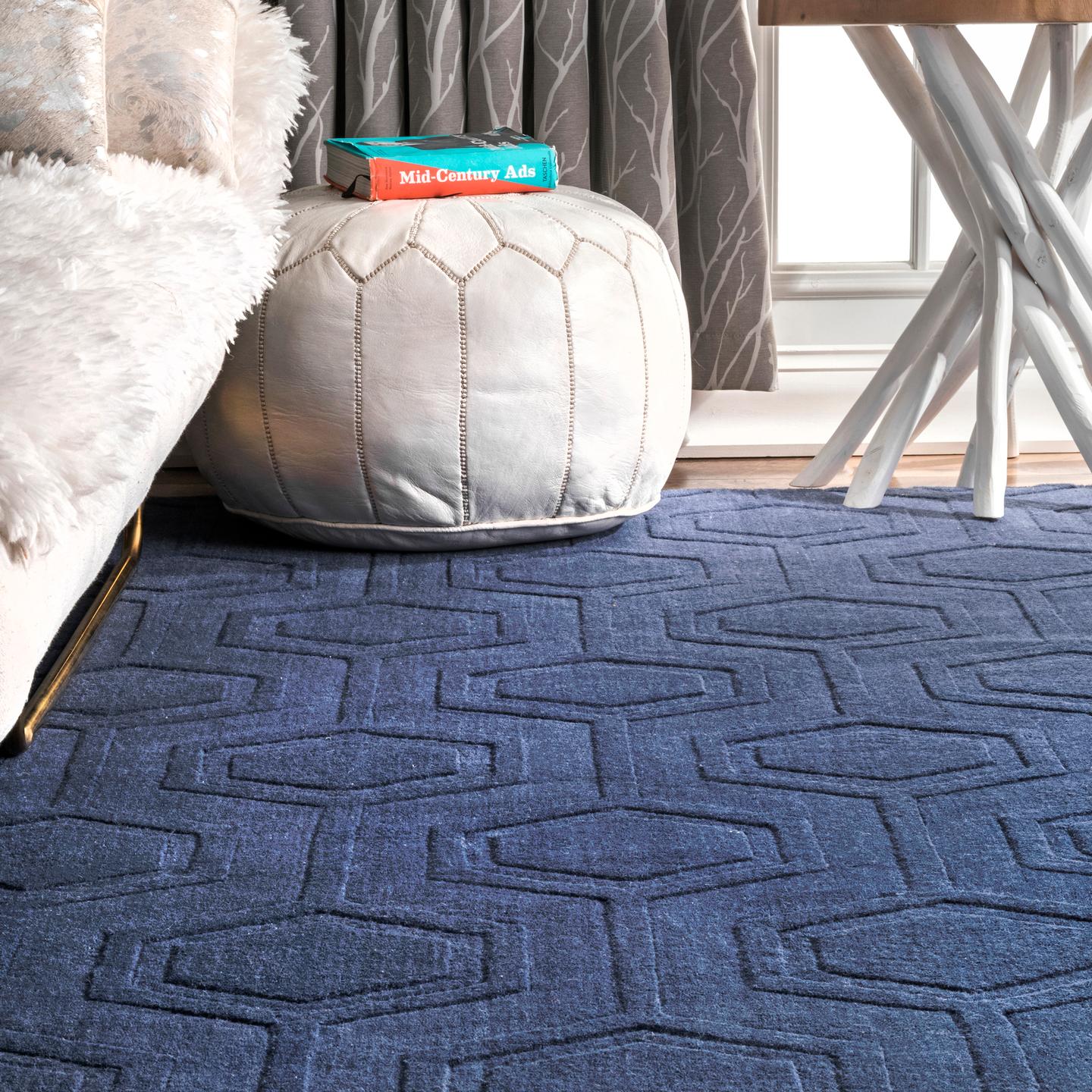 Nuloom Ambrose Nam3071C Navy Area Rug