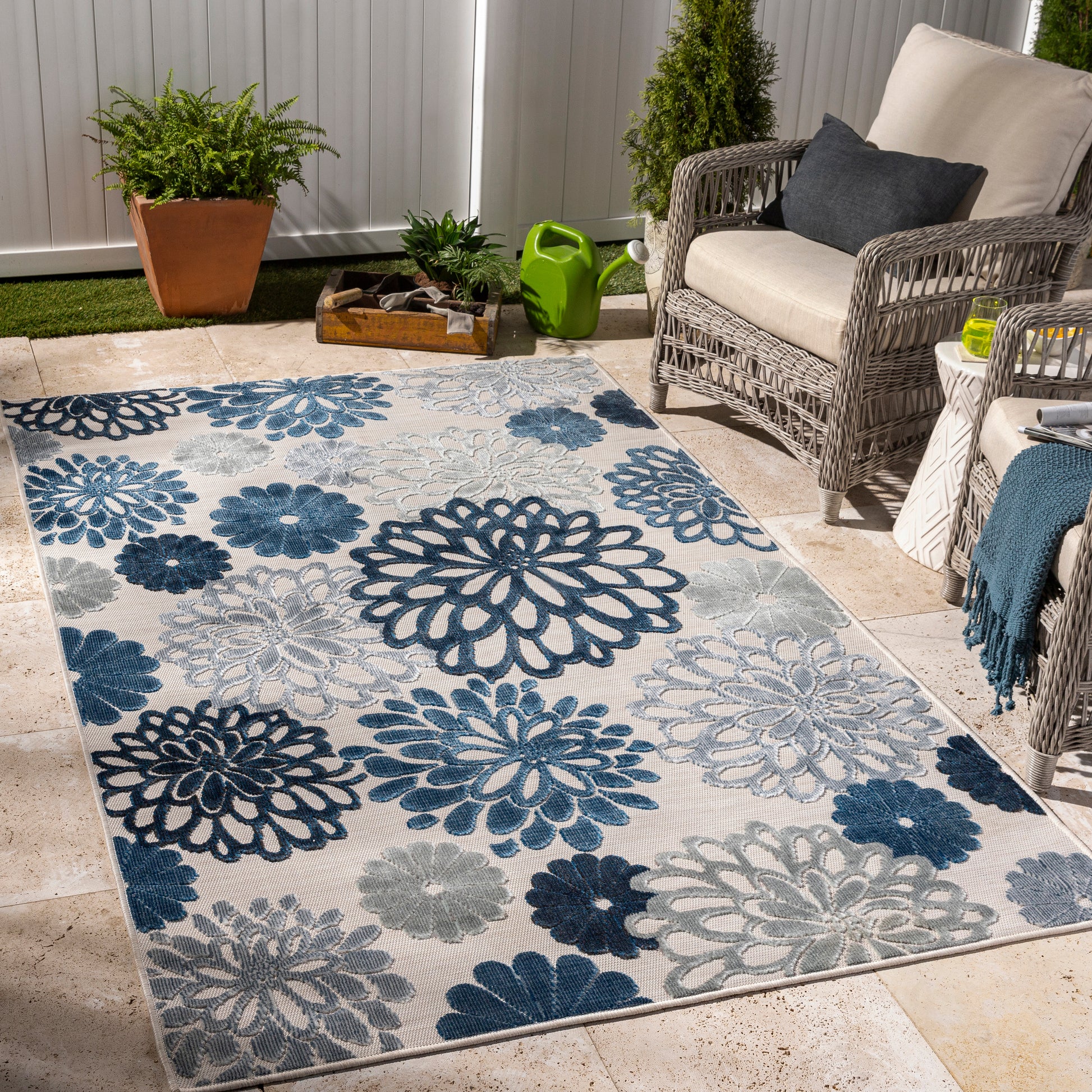 Surya Cabo Cbo-2309 Blue Area Rug