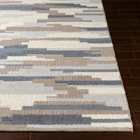 Surya Cocoon Ccn-1003 Denim, Taupe, Light Gray, Cream Area Rug