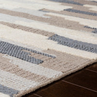 Surya Cocoon Ccn-1003 Denim, Taupe, Light Gray, Cream Area Rug