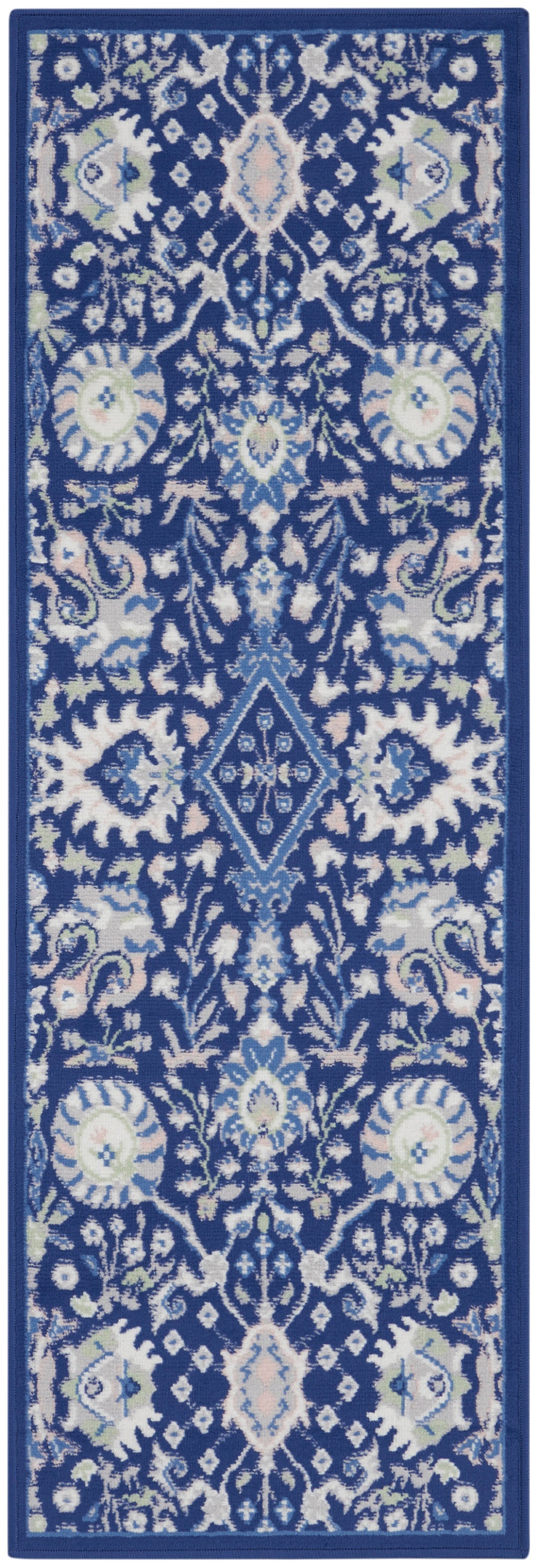 Nourison Whimsicle Whs10 Navy Multicolor Area Rug