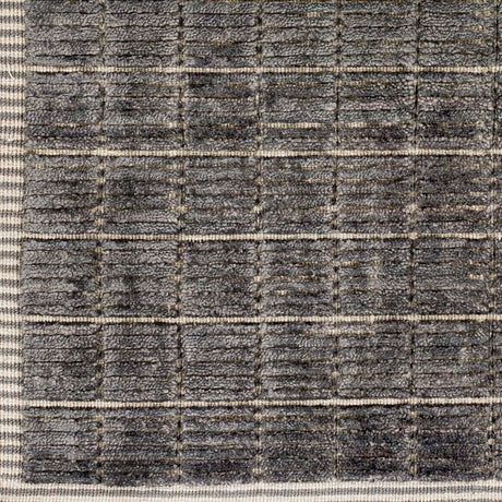 Surya Carre Ccr-2302 Charcoal, Medium Gray Rugs.