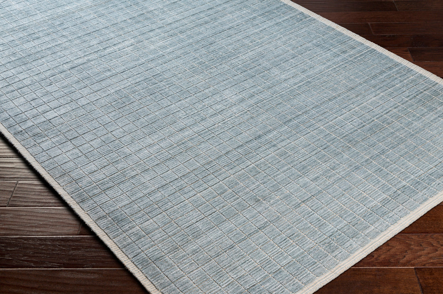 Surya Carre Ccr-2303 Denim, Beige Rugs.