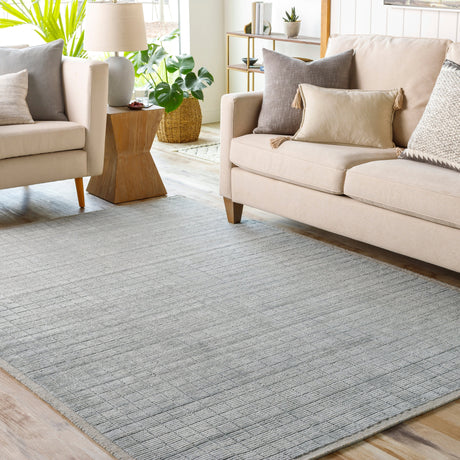 Surya Carre Ccr-2303 Denim, Beige Rugs.