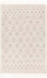 Surya Casa Decampo Cdc-2301 Ivory, Black Rug.
