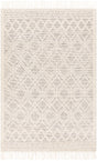 Surya Casa Decampo Cdc-2301 Ivory, Black Rug.