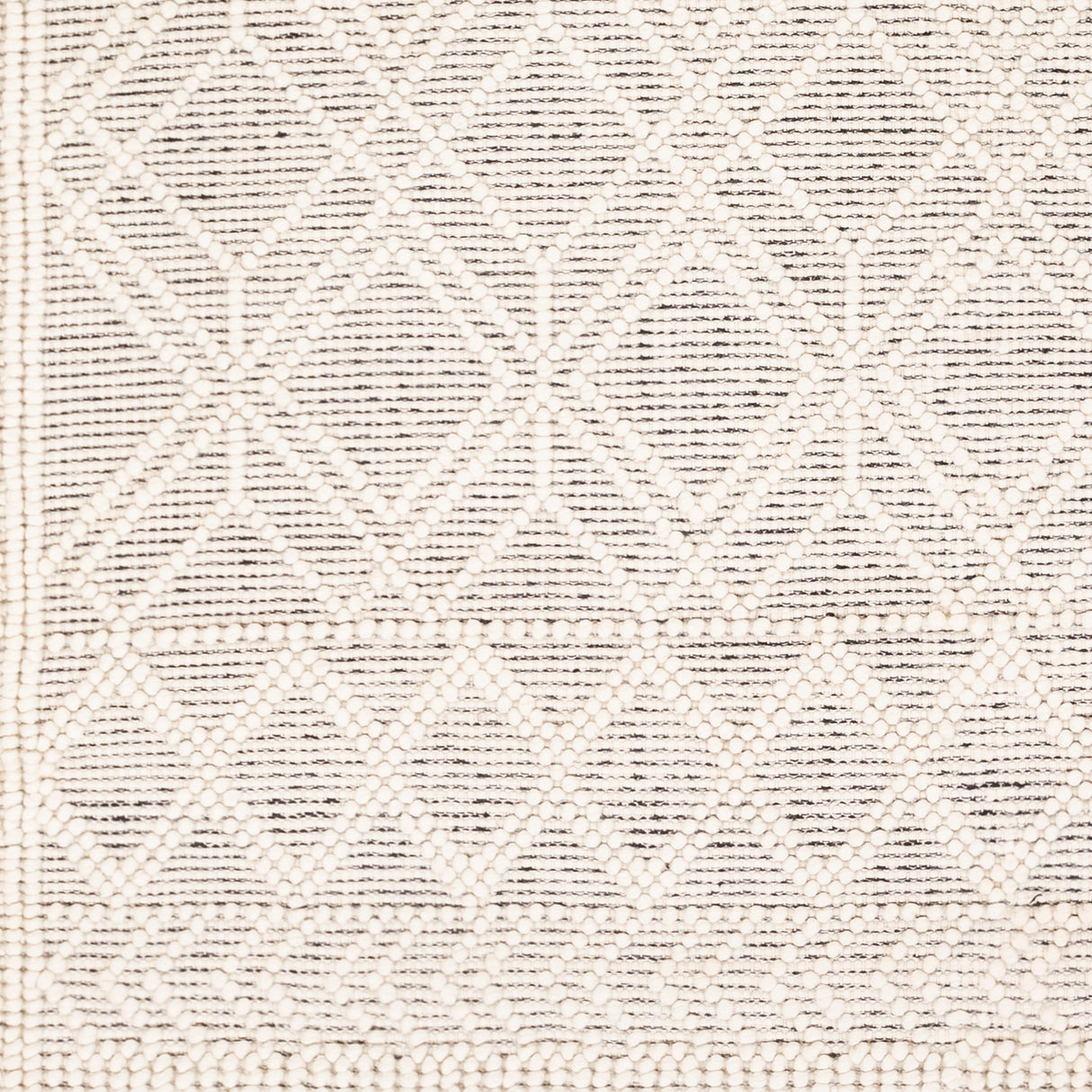 Surya Casa Decampo Cdc-2301 Ivory, Black Rug.