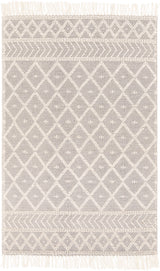 Surya Casa Decampo Cdc-2304 Ivory, Medium Gray Rugs.