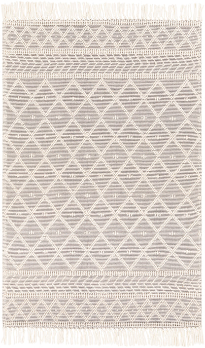 Surya Casa Decampo Cdc-2304 Ivory, Medium Gray Area Rug