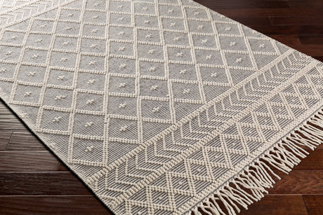 Surya Casa Decampo Cdc-2304 Ivory, Medium Gray Rugs.