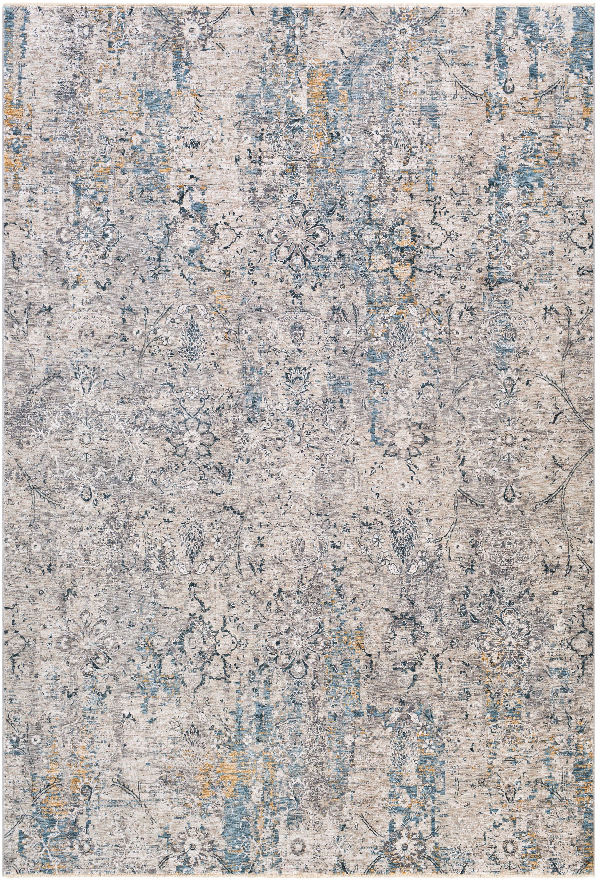 Surya Cardiff Cdf-2300 Light Gray, Charcoal, Beige, Camel Area Rug