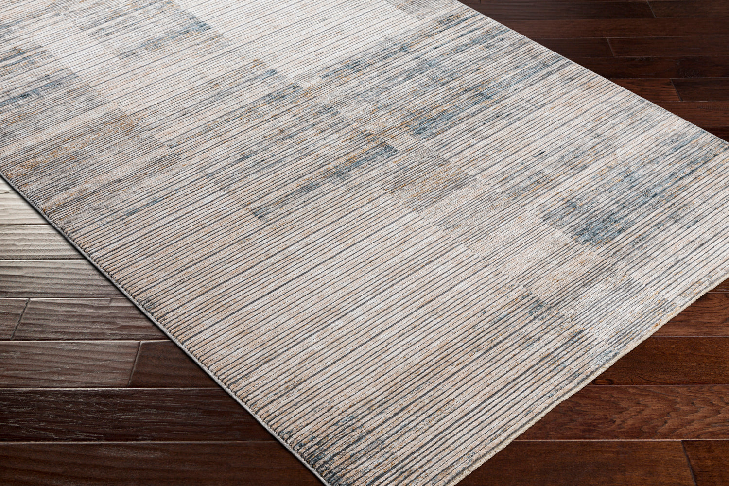 Surya Cardiff Cdf-2301 Light Gray, Charcoal, Beige, Camel Rugs.