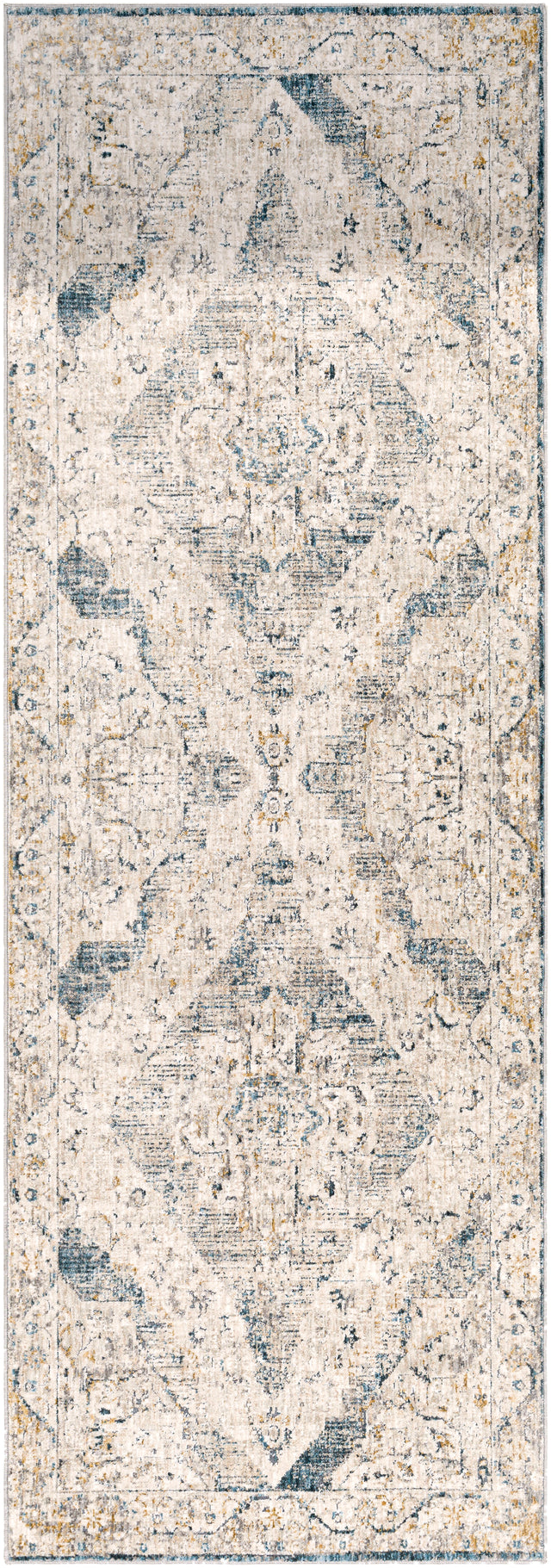 Surya Cardiff Cdf-2303 Medium Gray, Denim, Tan, Sky Blue Rugs.