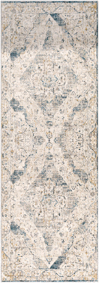 Surya Cardiff Cdf-2303 Medium Gray, Denim, Tan, Sky Blue Area Rug