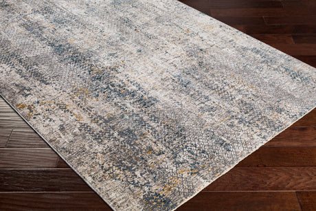 Surya Cardiff Cdf-2304 Medium Gray, Denim, Tan, Sky Blue Rugs.