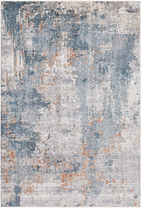 Surya Cardiff Cdf-2305 Medium Gray, Denim, Tan, Sky Blue Rugs.