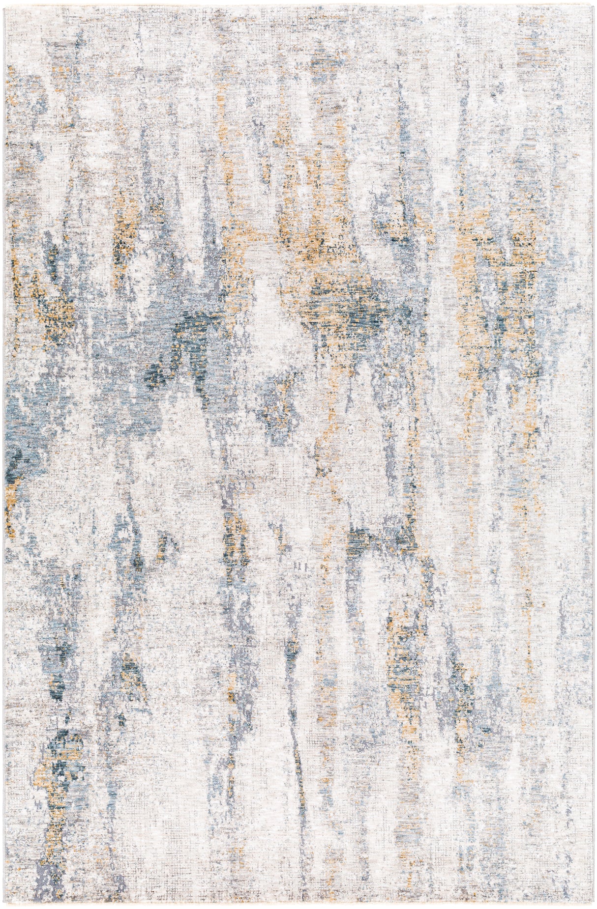 Surya Cardiff Cdf-2306 Medium Gray, Denim, Tan, Sky Blue Rugs.