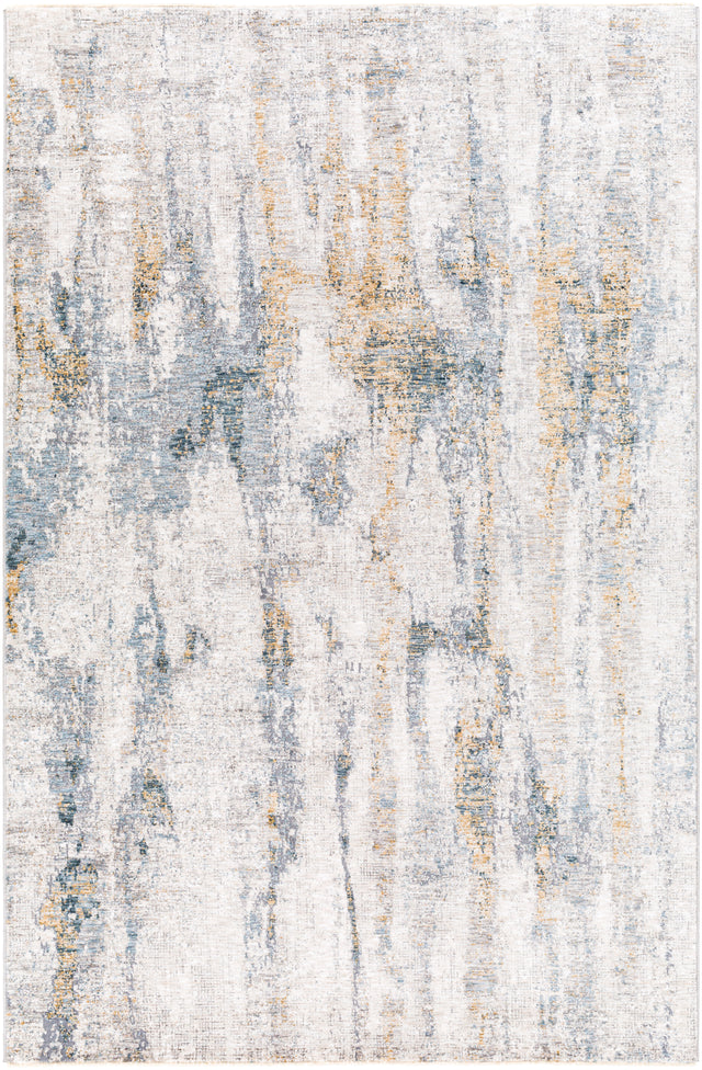 Surya Cardiff Cdf-2306 Medium Gray, Denim, Tan, Sky Blue Rugs.