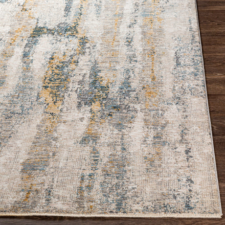 Surya Cardiff Cdf-2306 Medium Gray, Denim, Tan, Sky Blue Rugs.