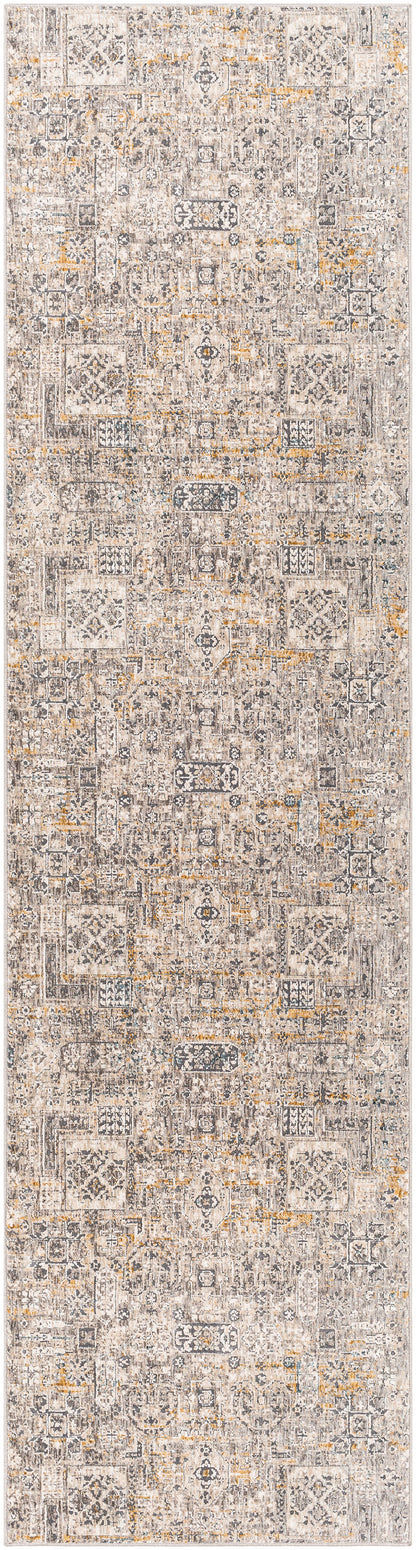 Surya Cardiff Cdf-2310 Charcoal, Ivory, Medium Gray, Camel Area Rug