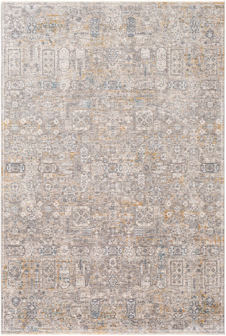 Surya Cardiff Cdf-2310 Charcoal, Ivory, Medium Gray, Camel Rugs.