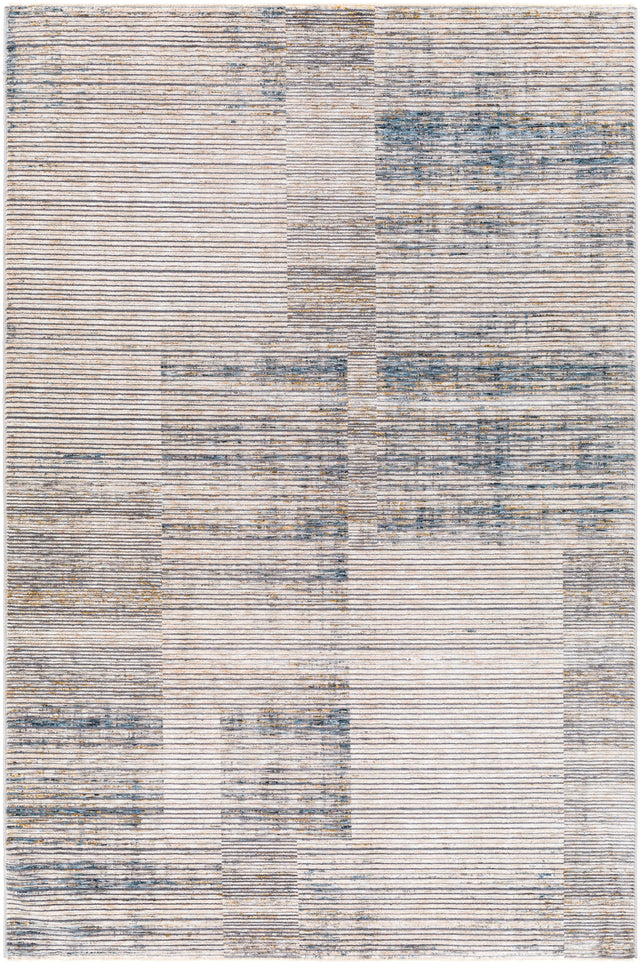 Surya Cardiff Cdf-2311 Beige, Cream, Denim, Taupe Rugs.