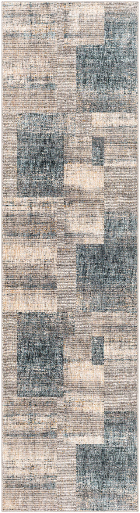 Surya Cardiff Cdf-2312 Teal, Taupe, Medium Gray, Camel Rugs.